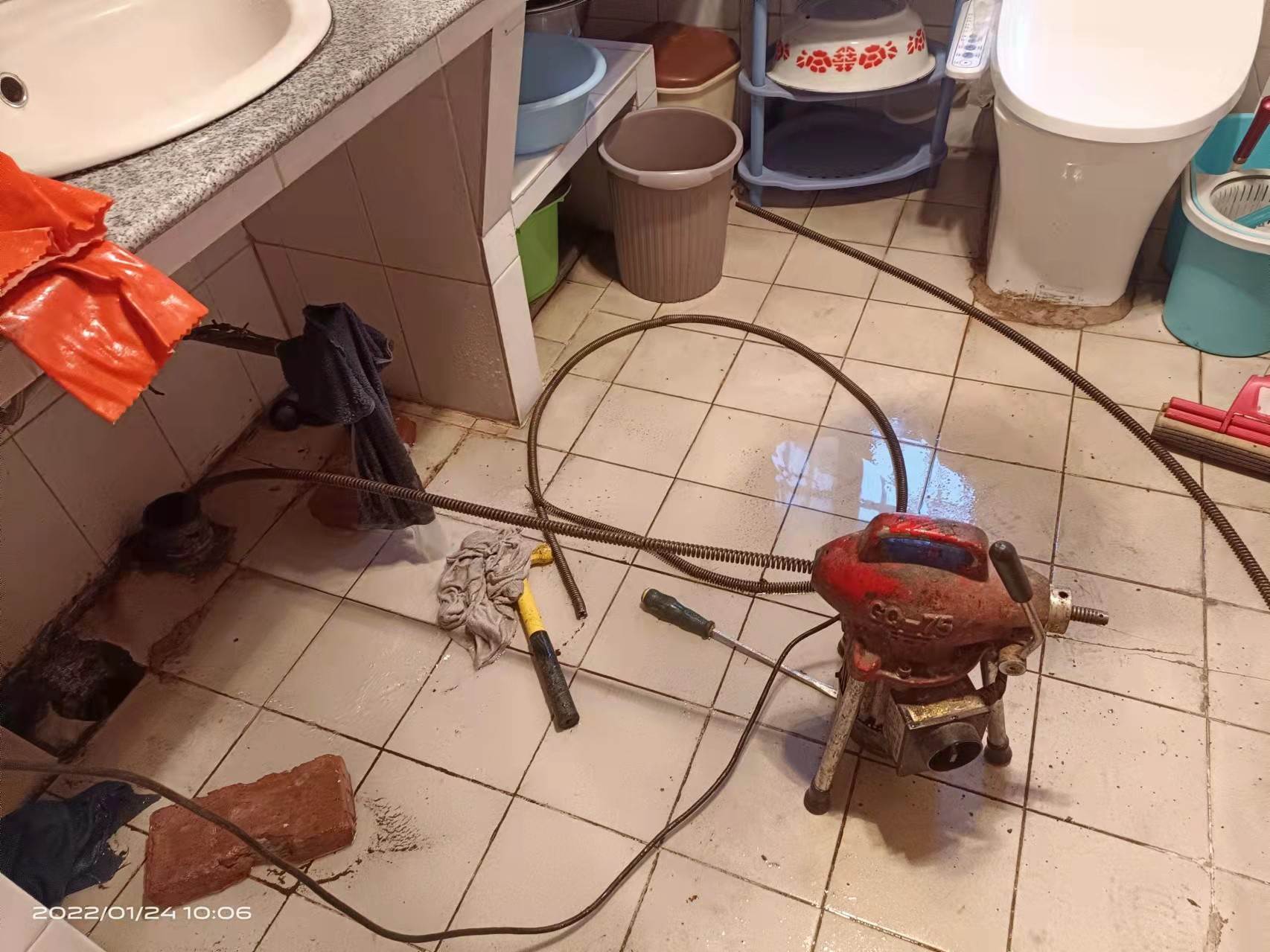 卢龙疏通厨房下水道,地漏疏通